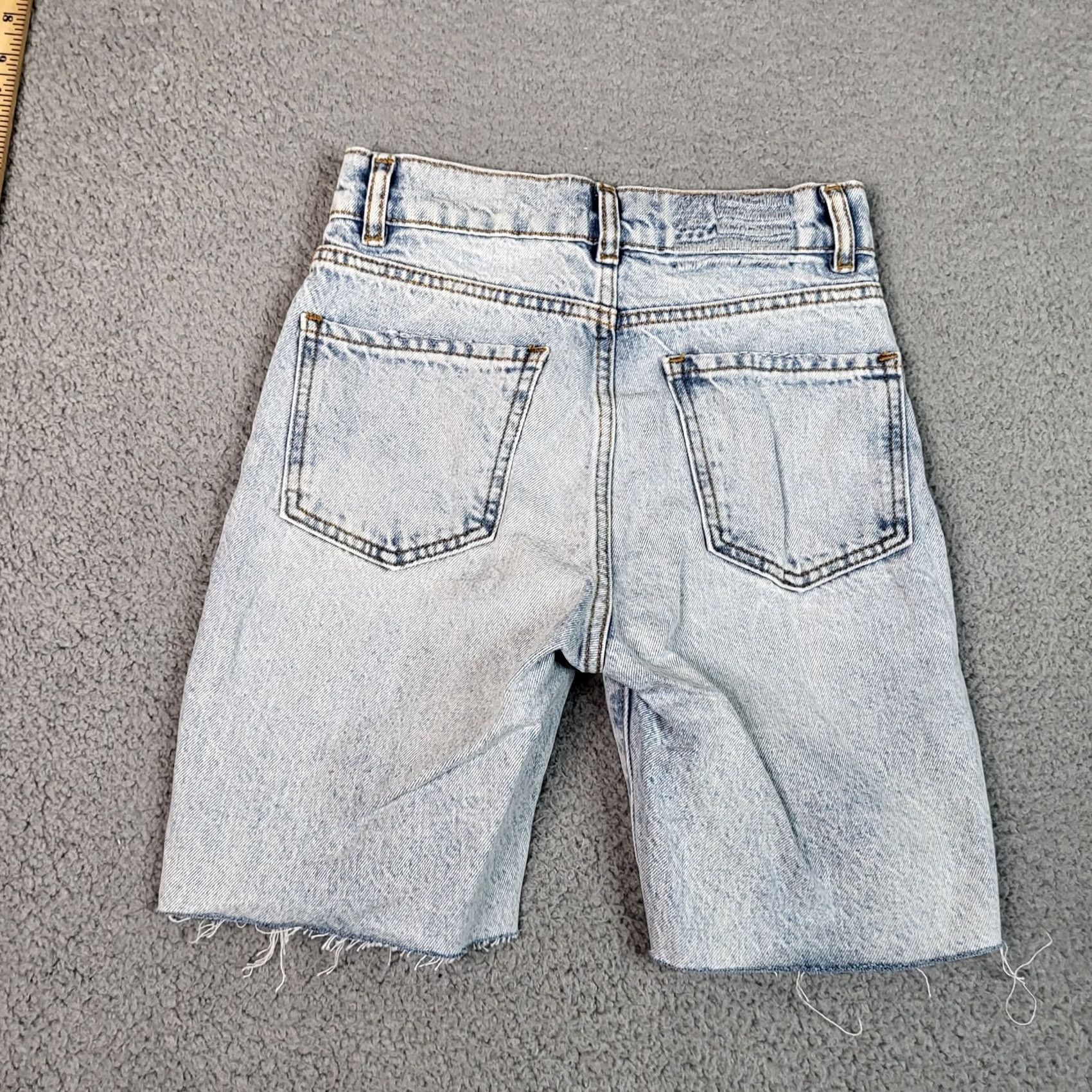 Vintage REVICE DENIM Women's blue 90's Cutoffs Shorts Size 23 NEW Size 40" / US 18 - 2 Thumbnail