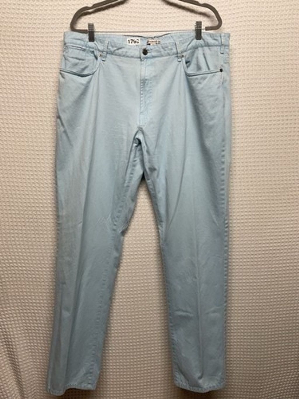 Peter Millar Peter Millar Blue Cotton Golf Chino Straight Pants Men 40x33 Size US 40 / EU 56 - 7 Thumbnail