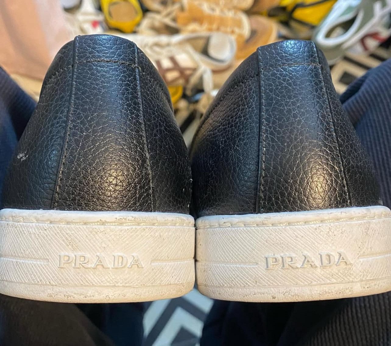 Prada Prada slip on flat casual shoes - leather Size 9 Size US 9 / EU 42 - 7 Thumbnail