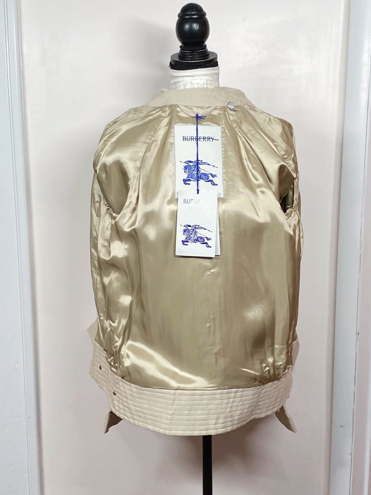 Burberry Burberry Double-Breasted Canvas Trench Jacket size 8 Size M / US 6-8 / IT 42-44 - 14 Thumbnail