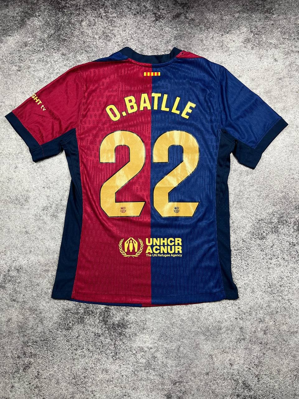Nike Nike Barcelona O.Batlee Soccer Jersey Size M / US 6-8 / IT 42-44 - 9 Thumbnail