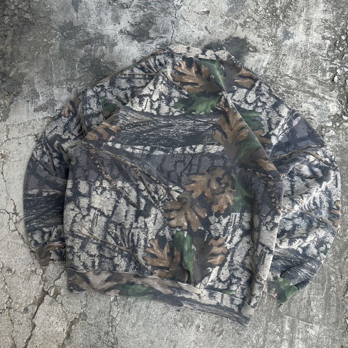 Jerzees × Realtree Rare! Crazy Vintage Carhartt Style Realtree Camo Sweatshirt Size US XL / EU 56 / 4 - 13 Thumbnail