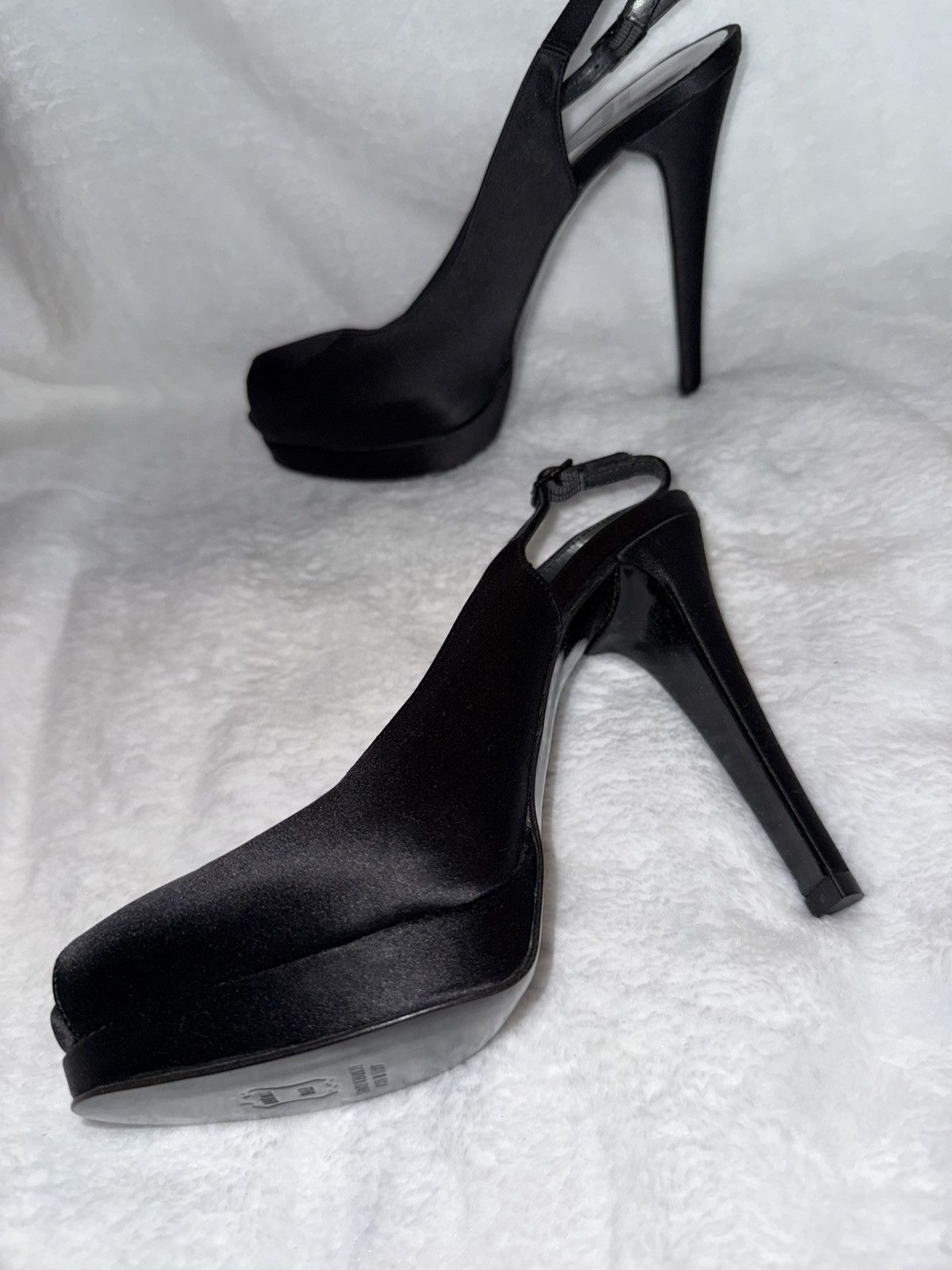 Stuart Weitzman Stuart Weitzman women's black slingback on heels Size 6 Size US 6 / IT 36 - 5 Thumbnail