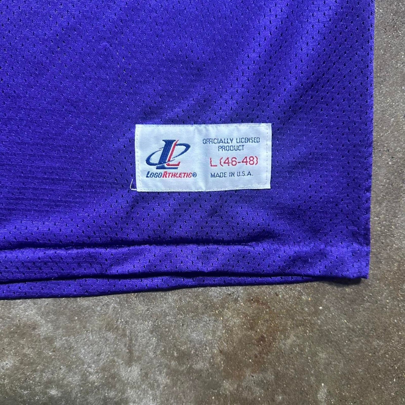 Logo Athletic Vintage 90s Logo Athletic Minnesota Vikings Del Rio Jersey Size US L / EU 52-54 / 3 - 4 Thumbnail