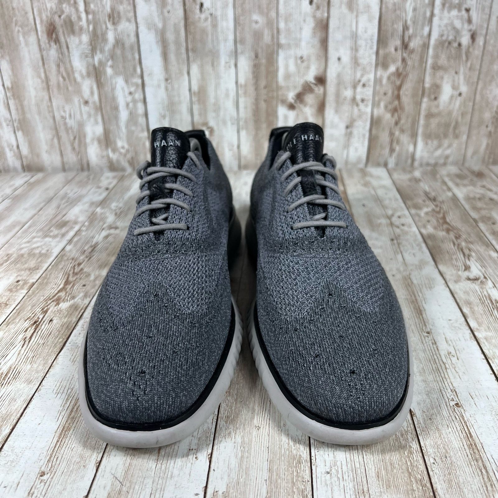 Cole Haan Cole Haan 2.zerogrand stitchlite gray wingtip Mens 9.5 Size US 9.5 / EU 42-43 - 4 Thumbnail