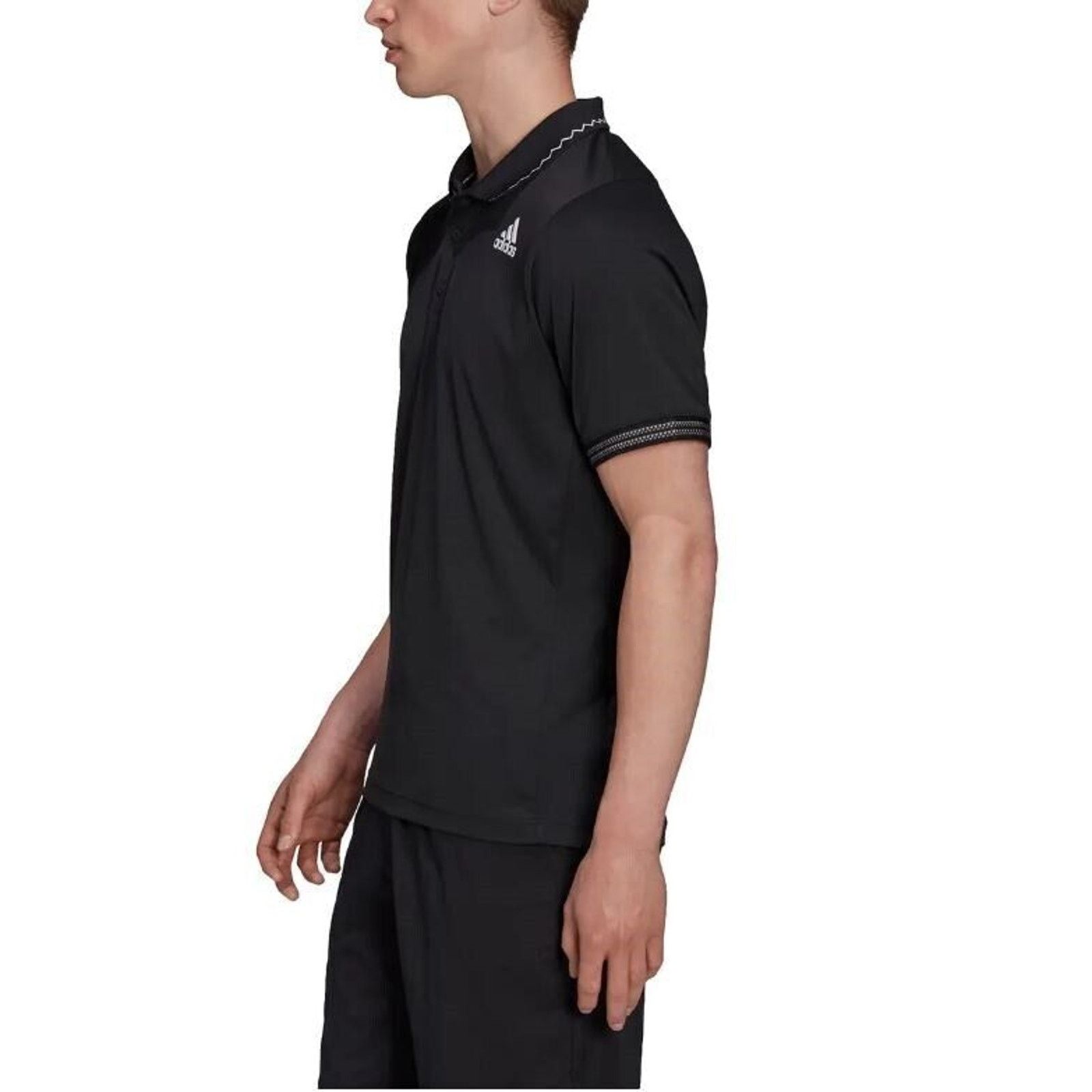 Adidas Adidas Men's Black Tennis Performance Polo T-shirt Size M Size US M / EU 48-50 / 2 - 3 Thumbnail