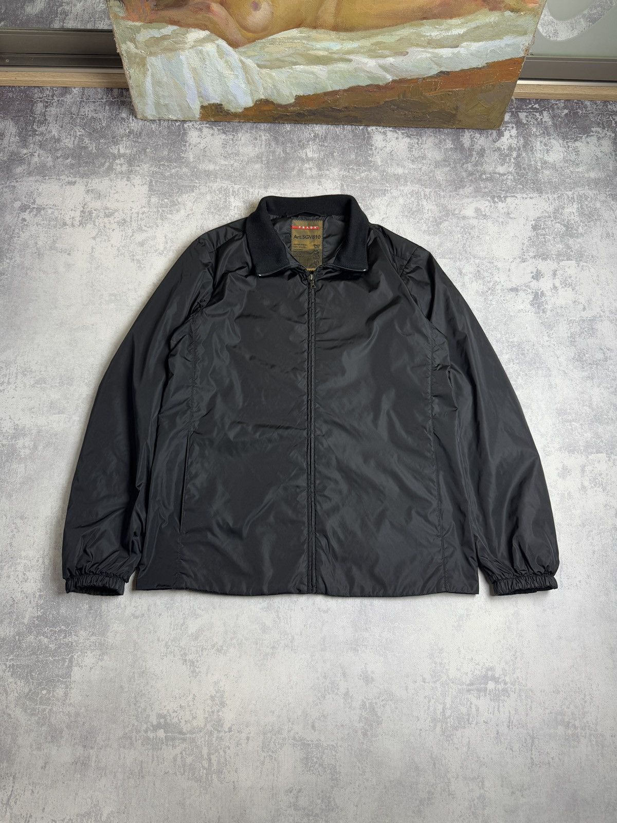 S/S Prada Racing Moto Nylon Vintage Y2K Parka Puffer Jacket