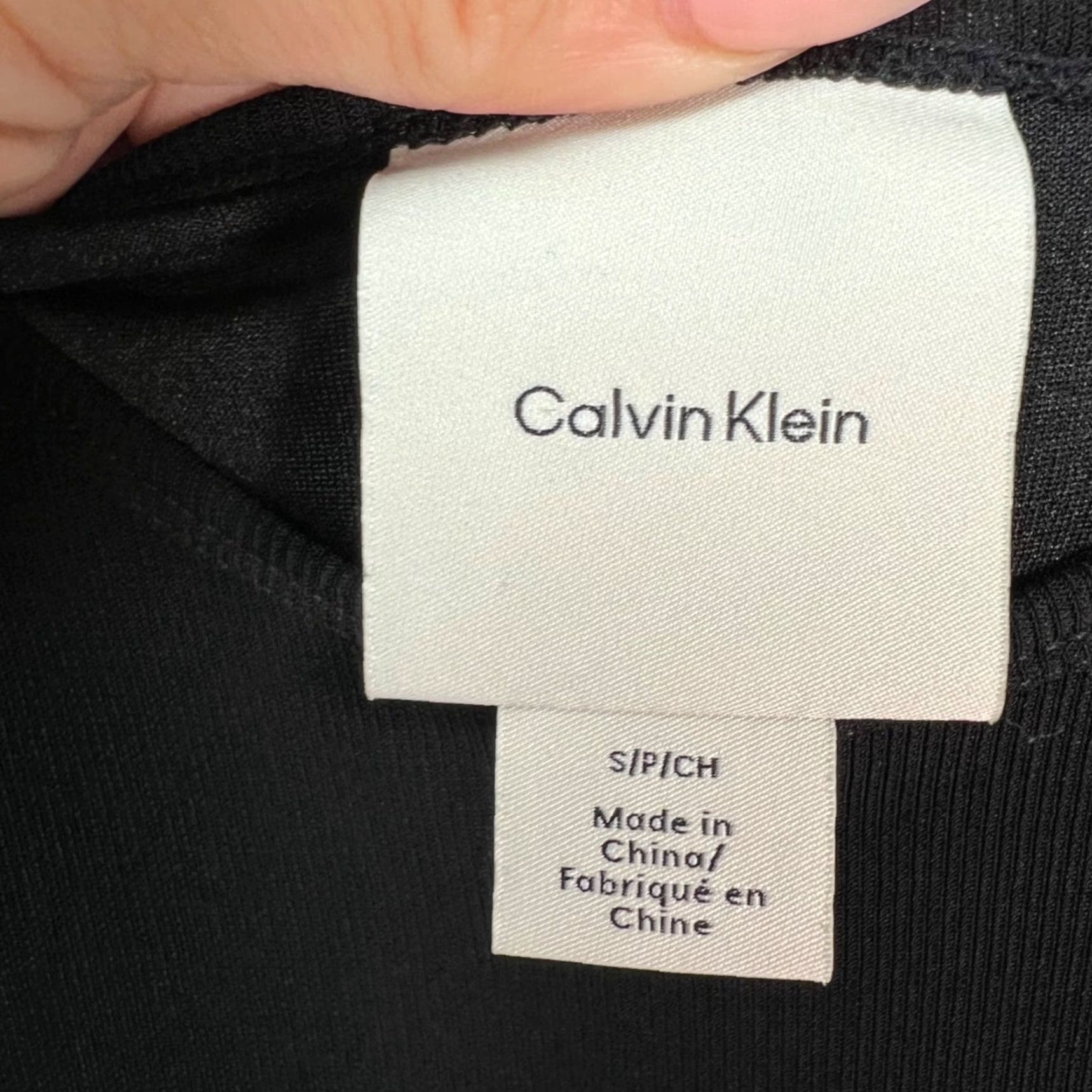 Calvin Klein Calvin Klein Womens Size Small Black Long Sleeve Midi Dress Size S / US 4 / IT 40 - 3 Thumbnail