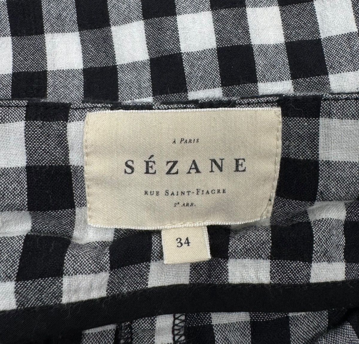 Sezane Sezane Plaid Pattern Cotton Pants Belted Wide Leg size 34 Size 25" / US 0 / IT 36 - 10 Thumbnail