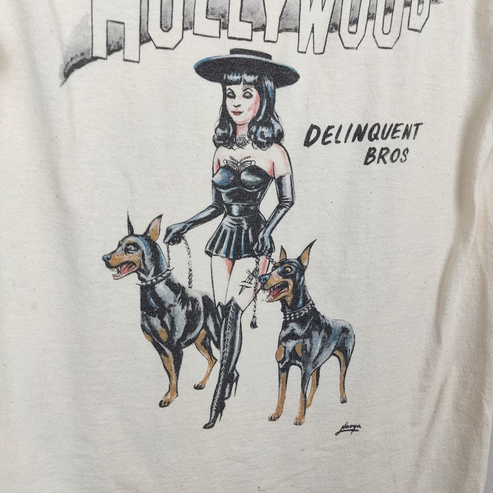 Other Delinquent Bros T-Shirt Mens Small Cream Dominatrix Graphic Size US S / EU 44-46 / 1 - 3 Thumbnail
