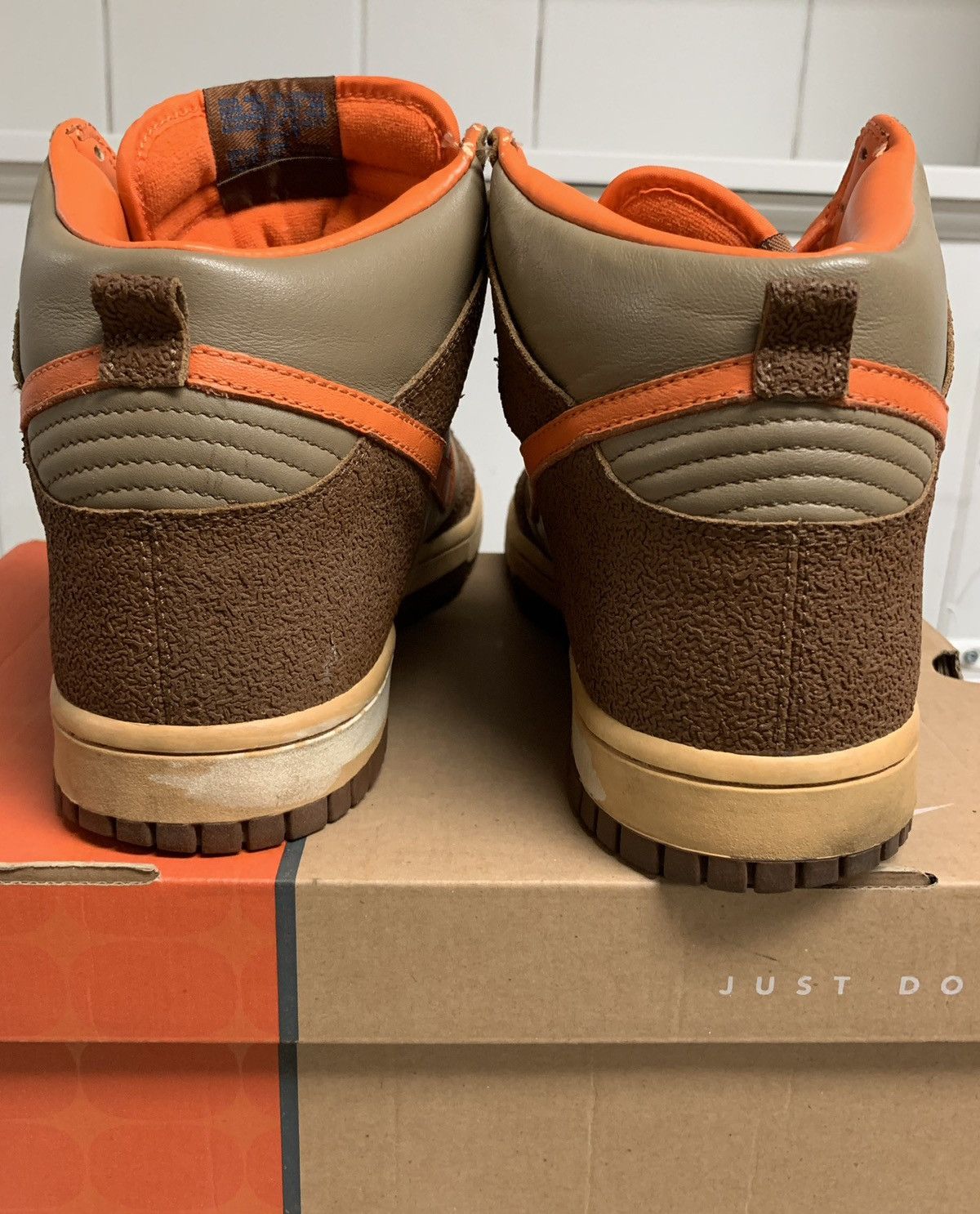 Nike Nike Dunk High Premium Fantastic Four The Thing 2006 Rare Size US 9.5 / EU 42-43 - 7 Thumbnail