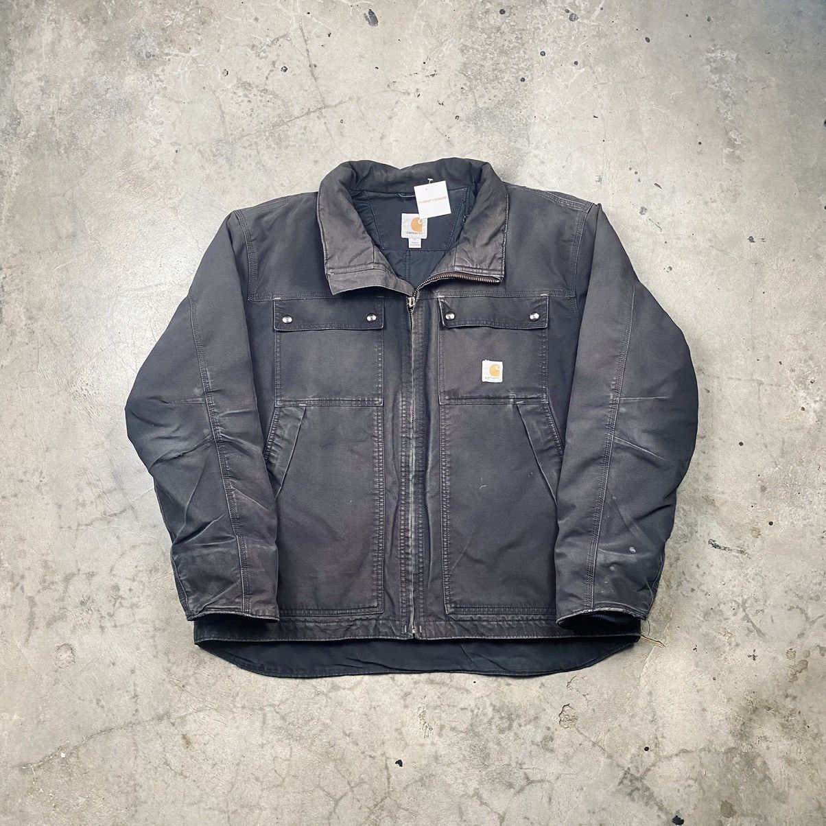 Carhartt × Carhartt Wip Grail y2k Sunfaded Carhartt Quick Duck Detroit Jacket Size US XL / EU 56 / 4 - 2 Thumbnail