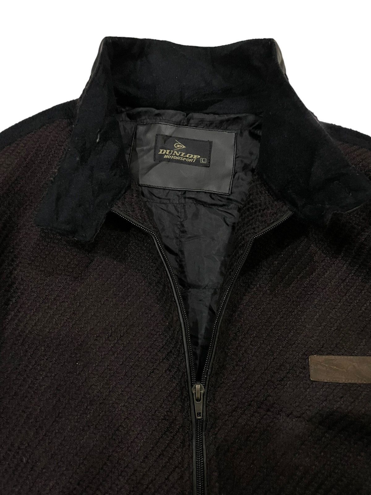 Dunlop × Japanese Brand Vintage Dunlop Fleece Bomber Jacket Size US L / EU 52-54 / 3 - 10 Thumbnail