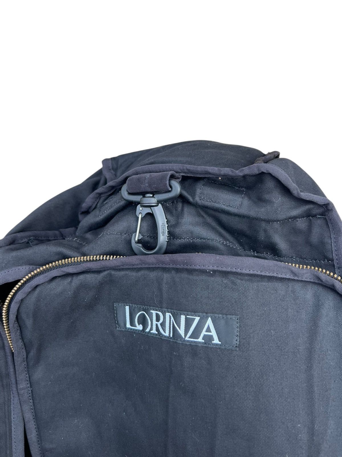 Vintage LORINZA Japan Sun Faded Black Puffer Backpack Size ONE SIZE - 23 Thumbnail