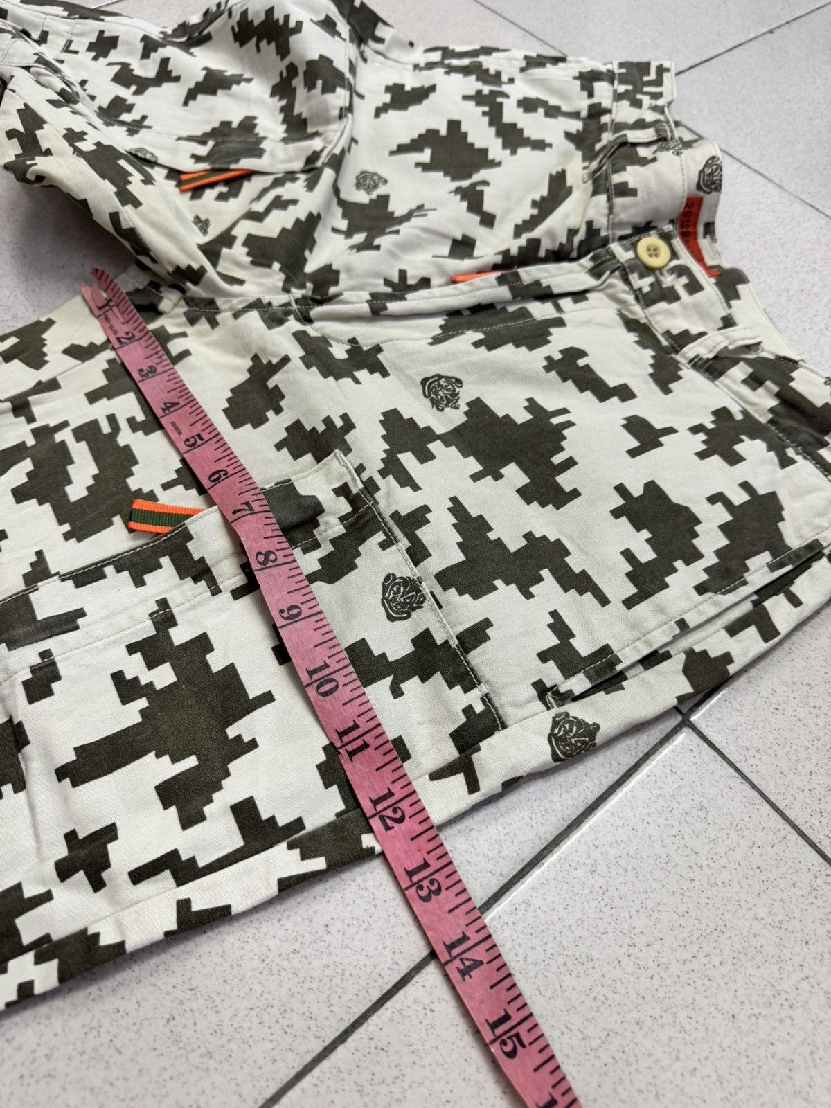291295=Homme 291295 HOMME DIGITAL CAMOUFLAGE CROPPED PANTS Size US 31 - 11 Thumbnail