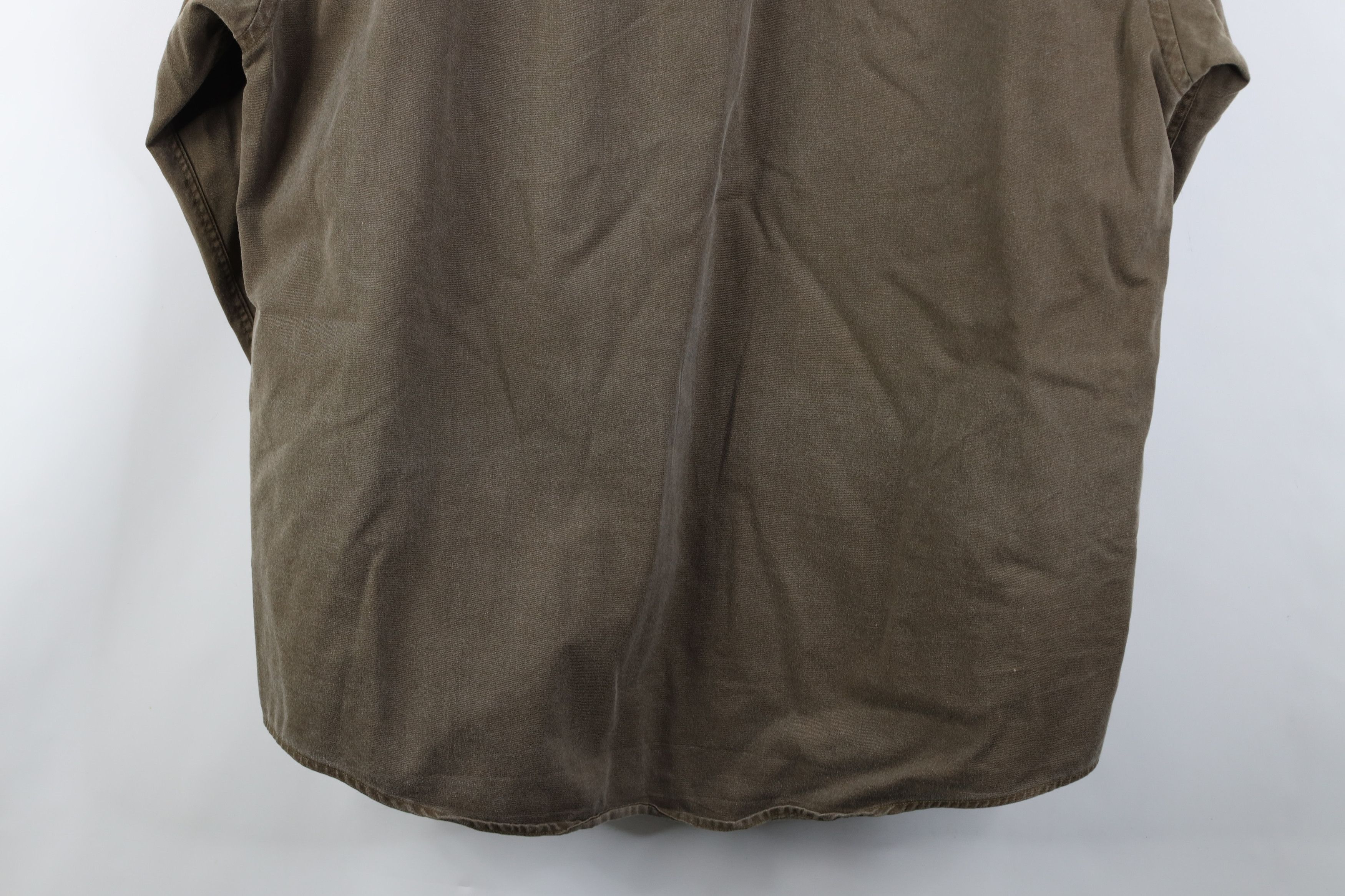 Vintage Vintage 90s Streetwear Pigment Dye Twill Collared Shirt Size US L / EU 52-54 / 3 - 15 Thumbnail