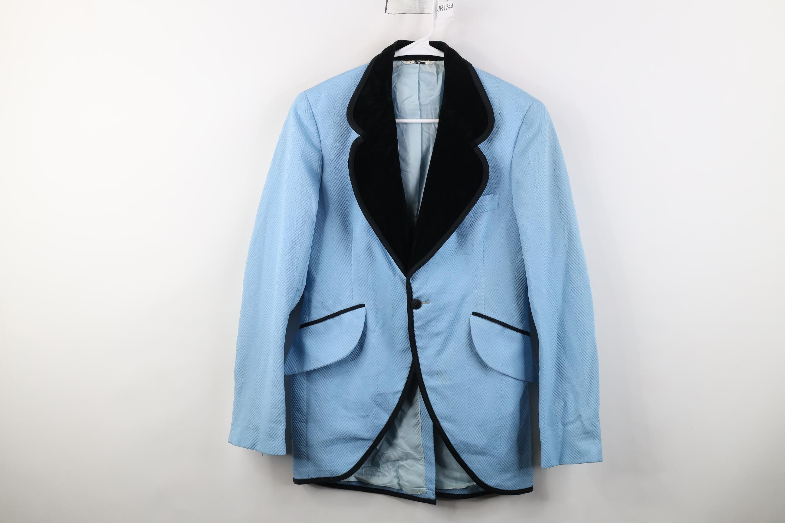 Vintage Vintage 60s Rockabilly Prom Tuxedo Suit Blazer Jacket USA Size US L / EU 52-54 / 3 - 1 Thumbnail
