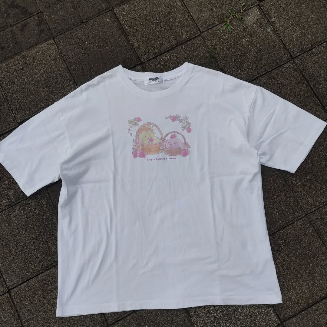 Anime Idolish7 King's Pudding & Kinako Mascot Tshirt Size US L / EU 52-54 / 3 - 1 Thumbnail