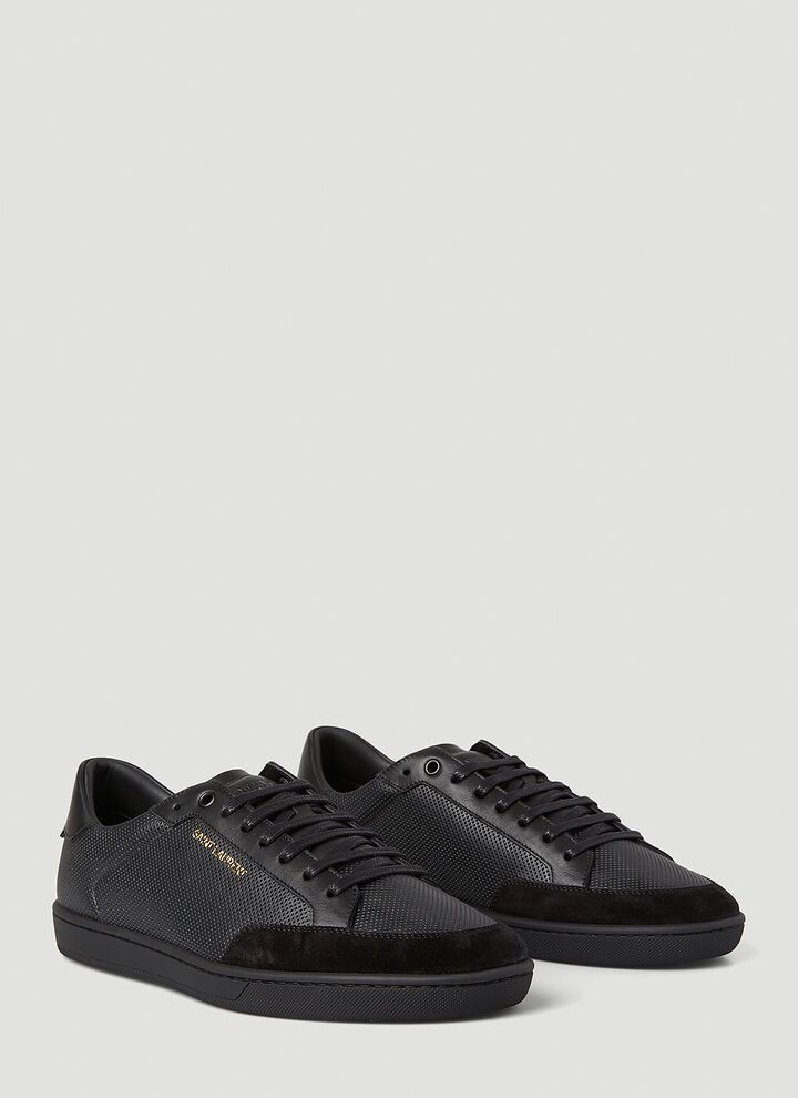 Saint Laurent Paris o1bcso1str1125 Court Classic SL/10 Sneakers in Black Size US 7.5 / EU 40-41 - 3 Thumbnail