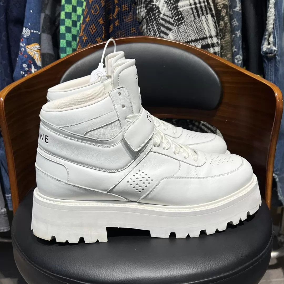 Celine CELINE SS Calfskin Sneaker 45 - Thick Sole Scratched (Worn 1x) Size US 12 / EU 45 - 6 Thumbnail