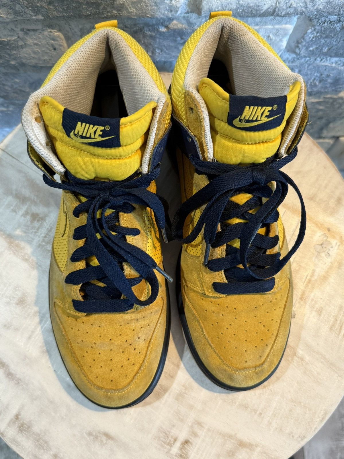 Nike Nike Dunk High Golden State Warriors Michigan Wolveriens sz9 Size US 9 / EU 42 - 2 Thumbnail