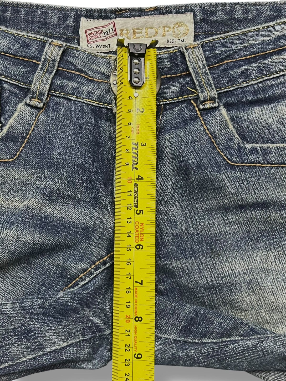 Japanese Brand Bootcut Vintage Red Pepper Up Grade - Faded,Distressed Denim Size US 28 / EU 44 - 13 Thumbnail