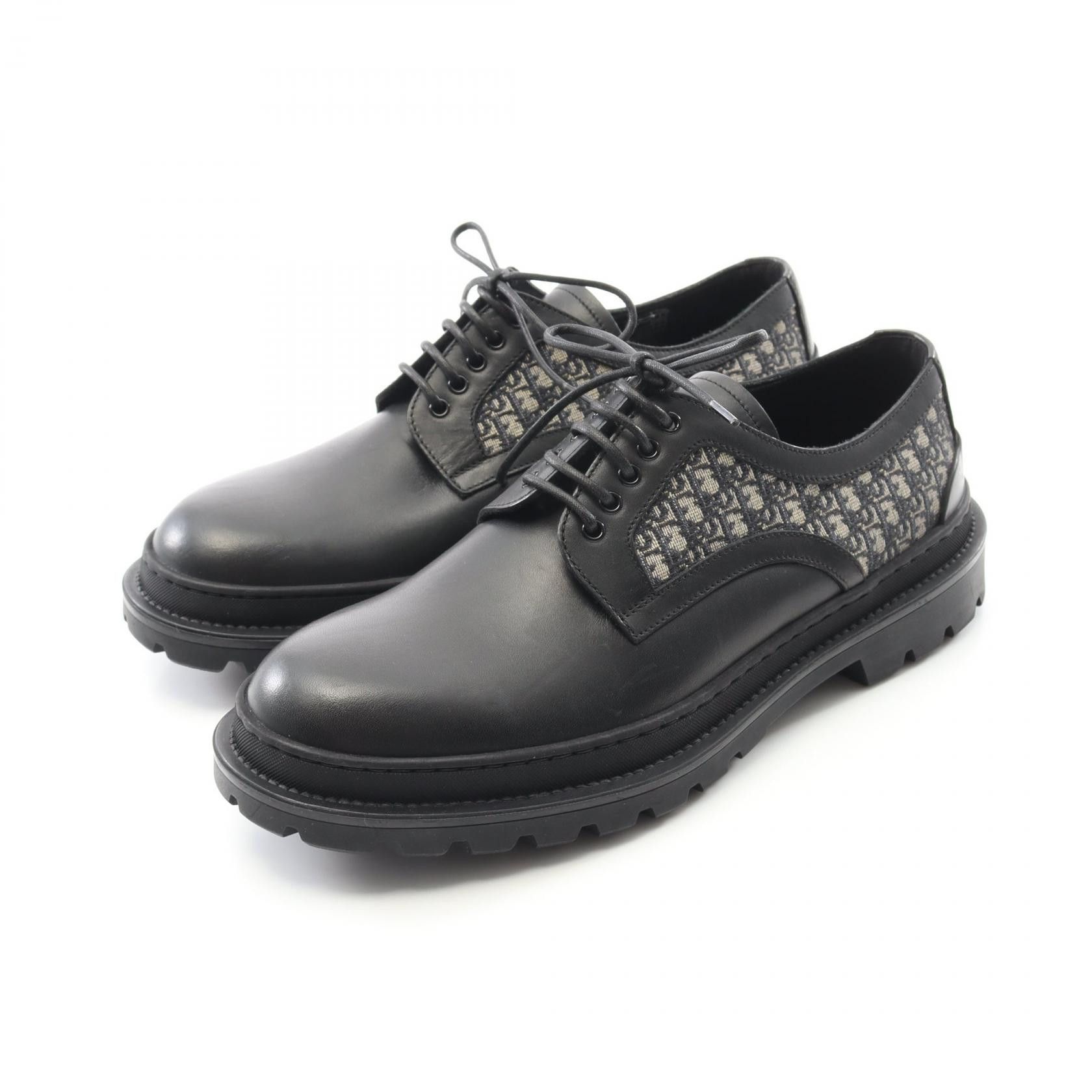 Dior Dior Dior Dior Explorer Oblique Leather Canvas Derby Shoes Leather Shoes DUTY FREE for USA Size ONE SIZE - 1 Thumbnail