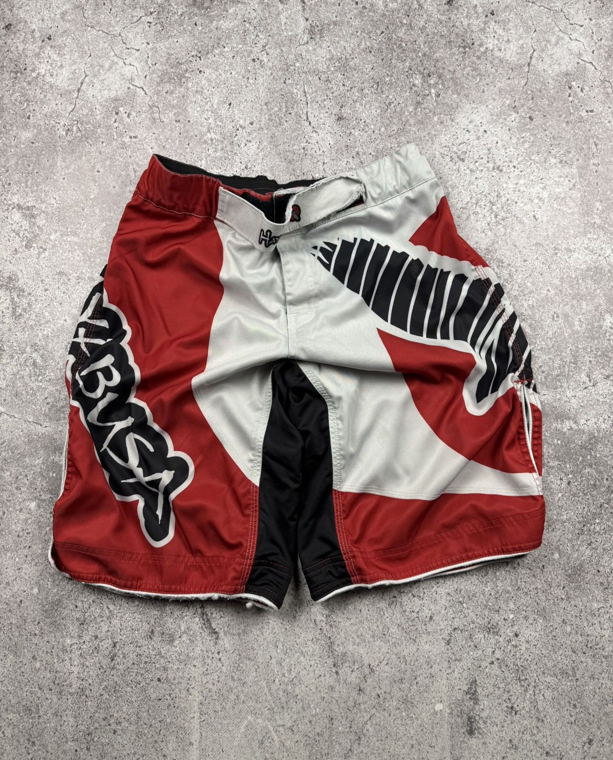 Designer Hayabusa Muay Thai mma Tapout affliction Japan style shorts Size US 32 / EU 48 - 2 Thumbnail