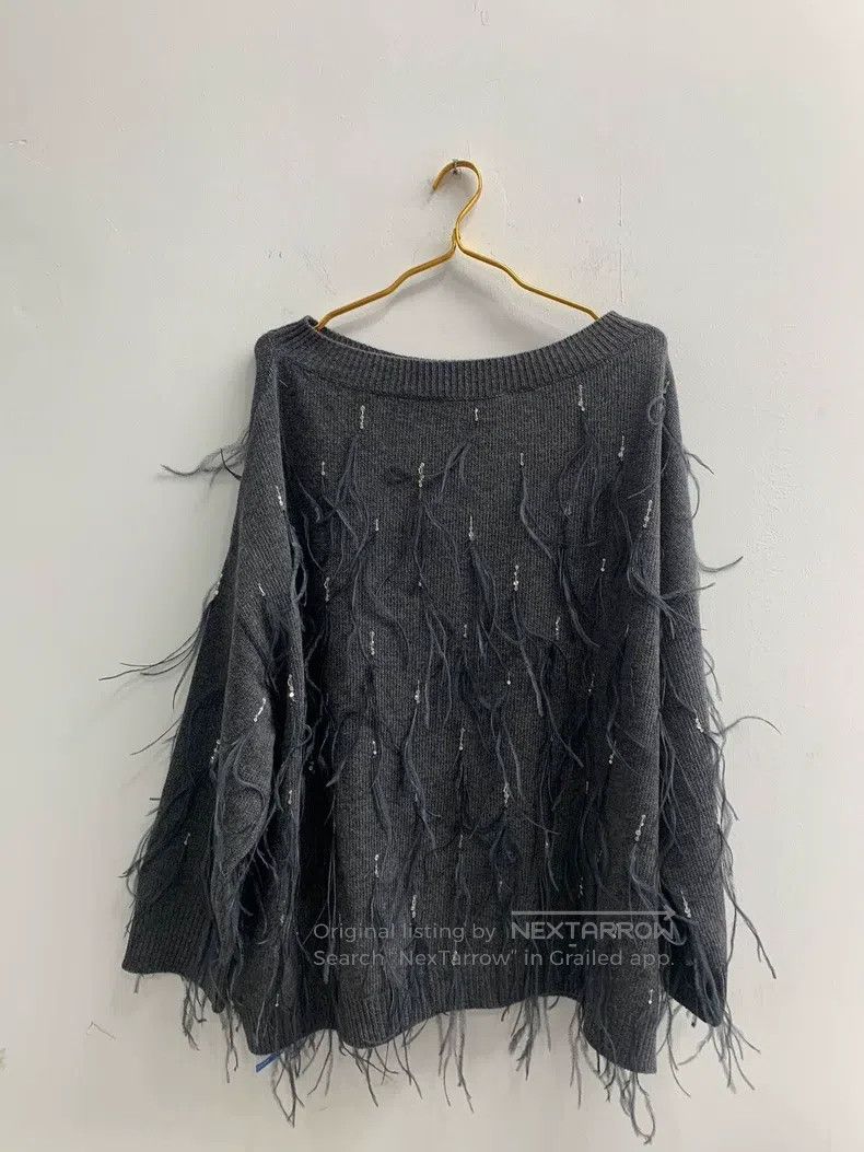 Valentino Valentino Feather embroidered wool pullover Size L / US 10 / IT 46 - 2 Thumbnail