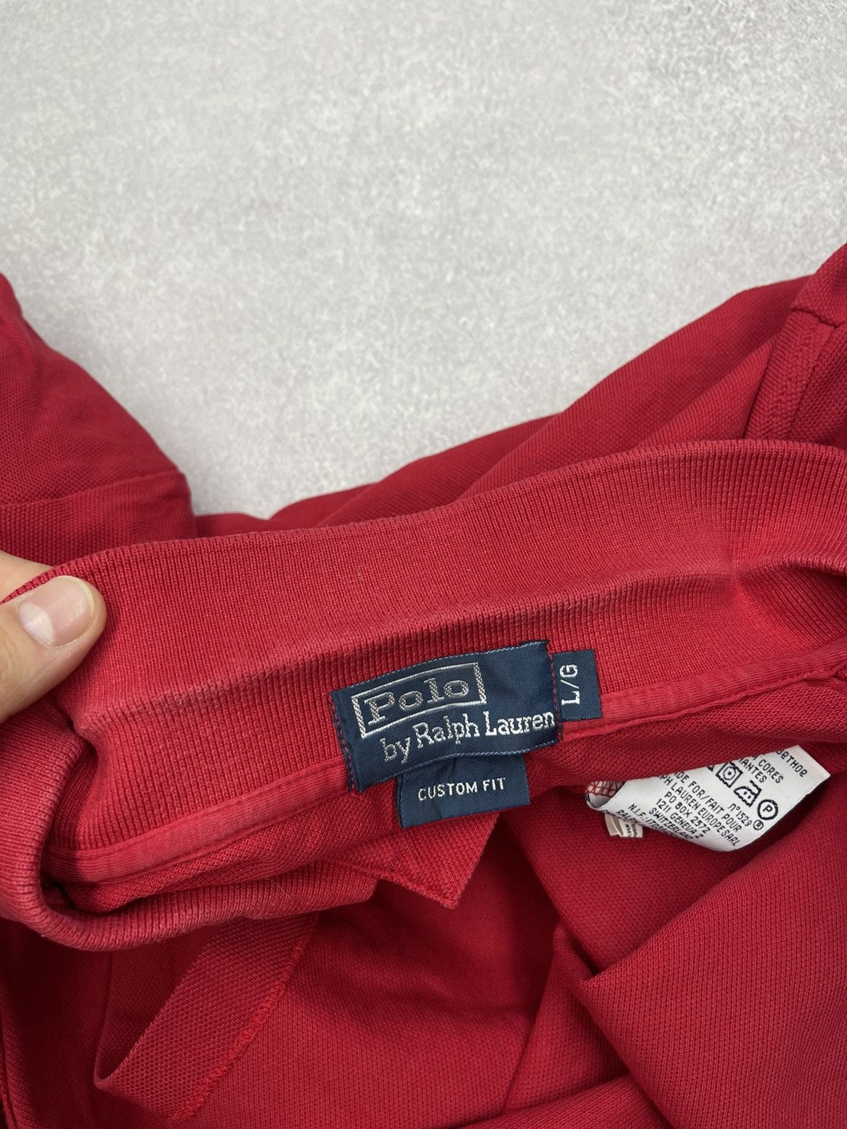 Polo Ralph Lauren × Rugby Ralph Lauren × Vintage Vintage Polo Ralph Lauren Rugby Polo Longsleeve Red Y2K Size US L / EU 52-54 / 3 - 8 Thumbnail