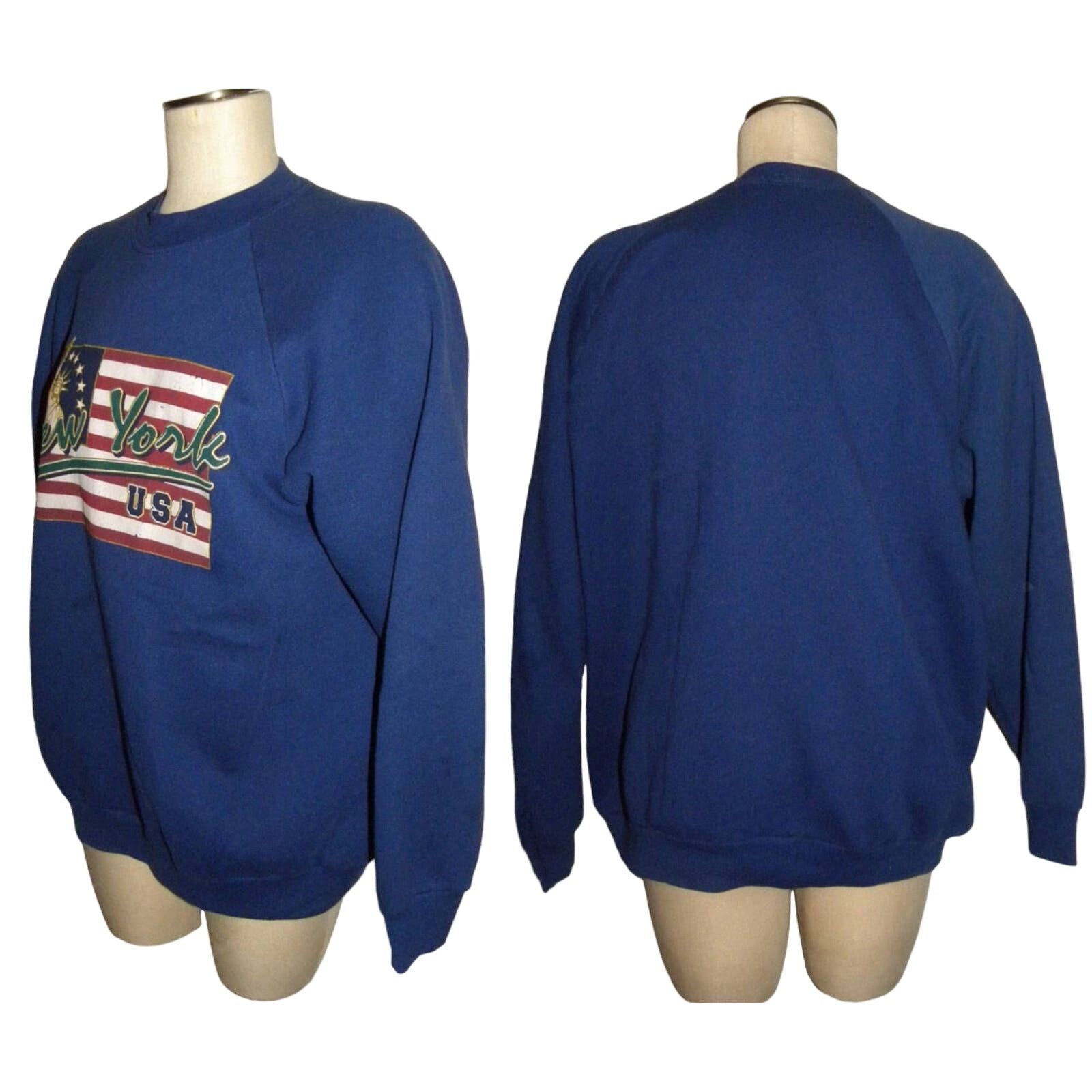 Vintage 80s NYC Sweatshirt | Made USA New York City Destination XL Size US XL / EU 56 / 4 - 5 Thumbnail
