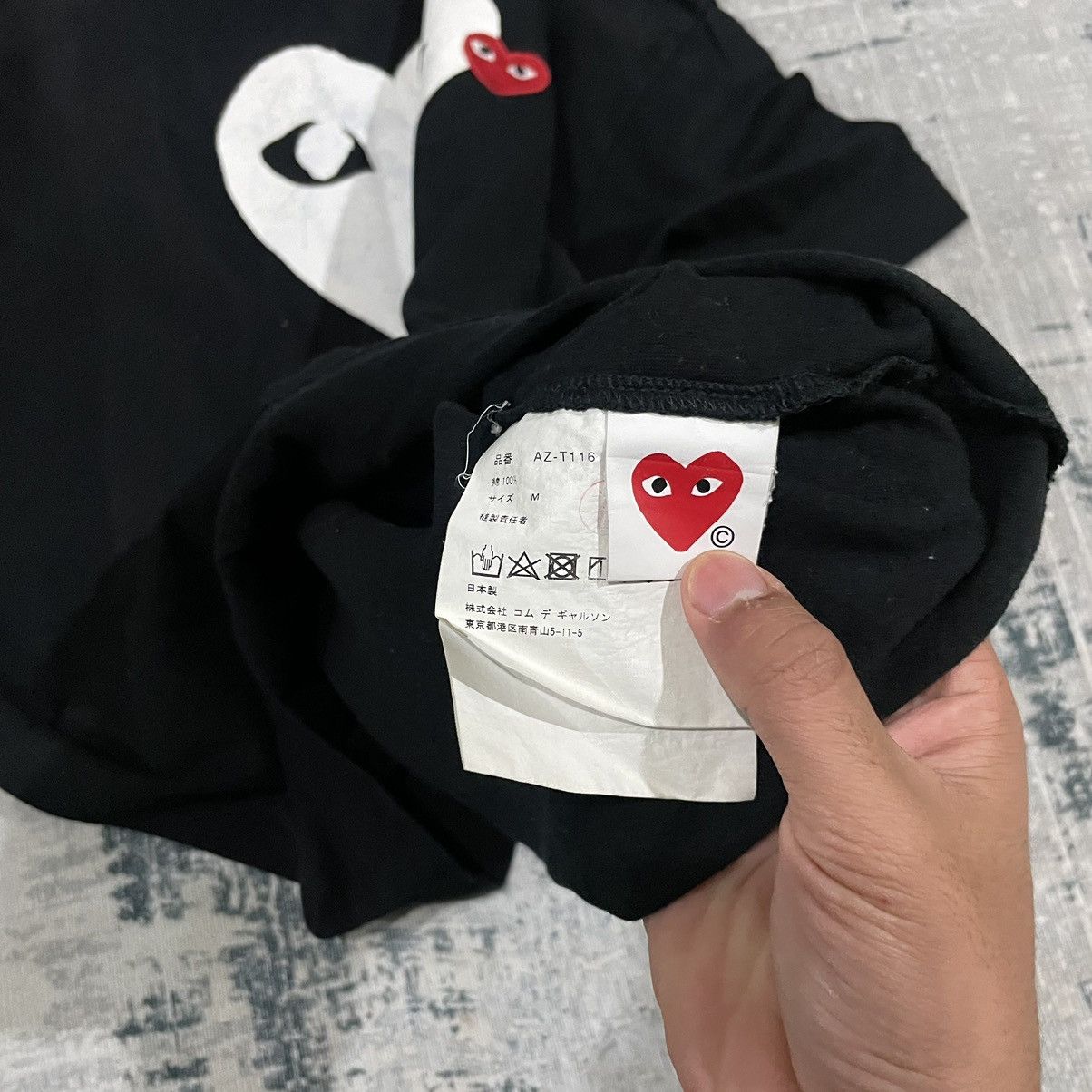 Comme des Garcons Comme Des Garçons Play Heart Logo cotton T-shirt Size US M / EU 48-50 / 2 - 6 Thumbnail