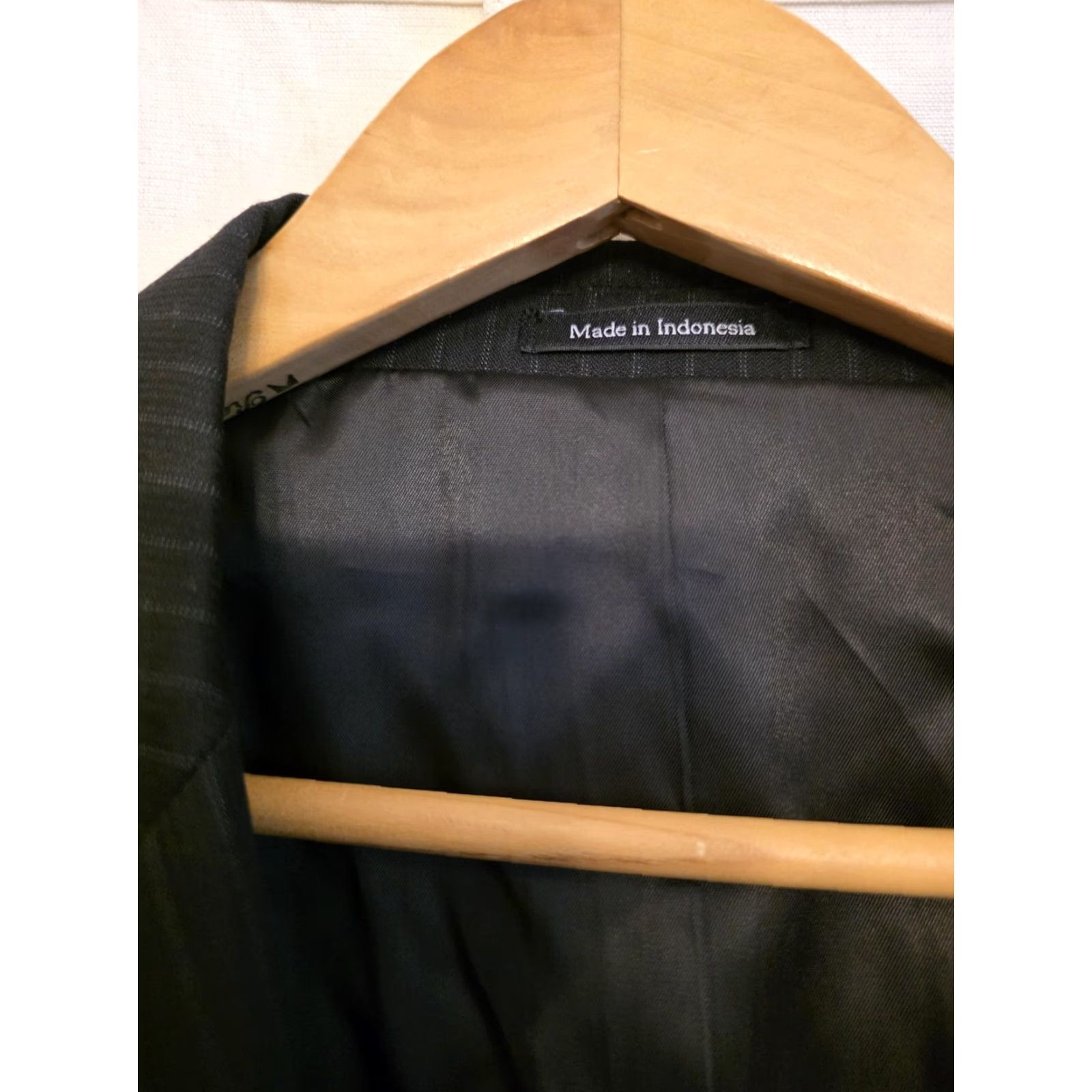 Joseph Joseph & Feiss Suit Mens 46 41x30 Gray Wool Pinstripe 2 Piece Jacket Pants Size 46R - 2 Thumbnail
