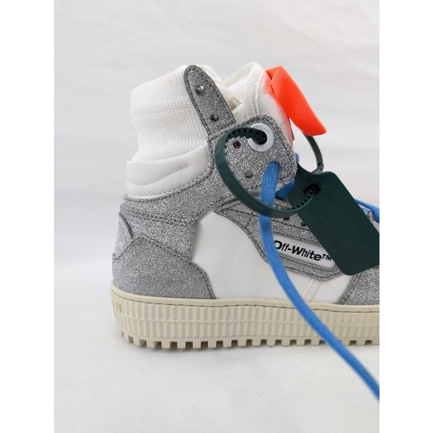 Off-White o1rshd1 3.0 Off Court Special Glitter Hi Top Sneakers Size US 8 / IT 38 - 4 Thumbnail
