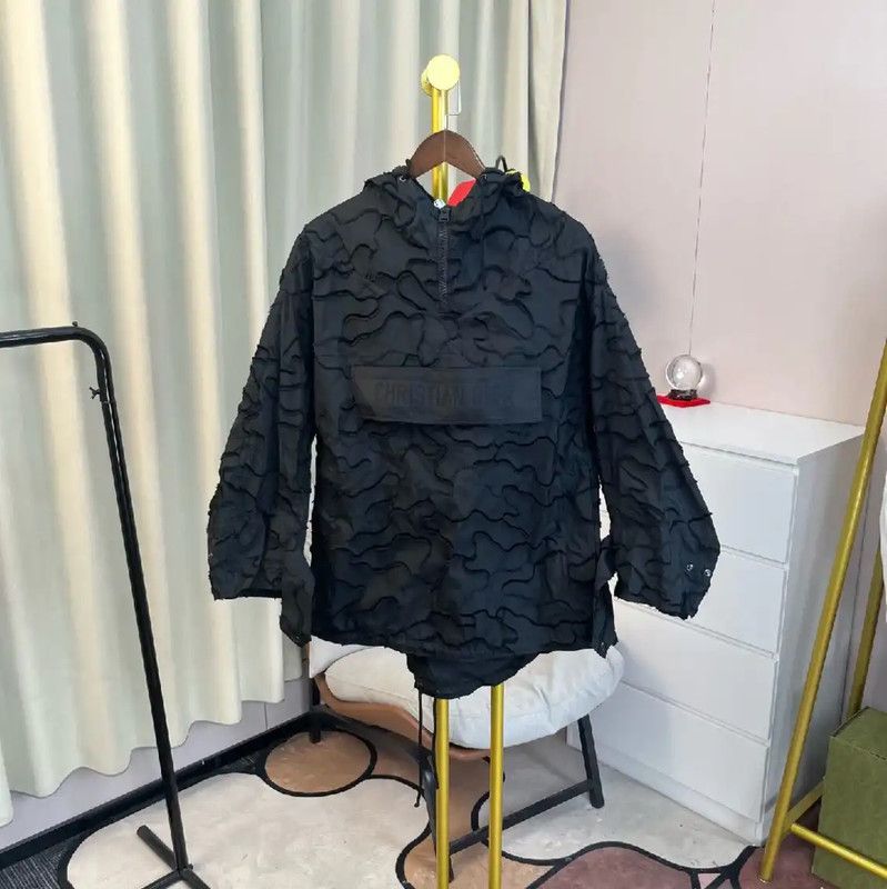 Dior Dior Black Hooded Women's Jacket 0089 Size XS / US 0-2 / IT 36-38 - 1 Thumbnail