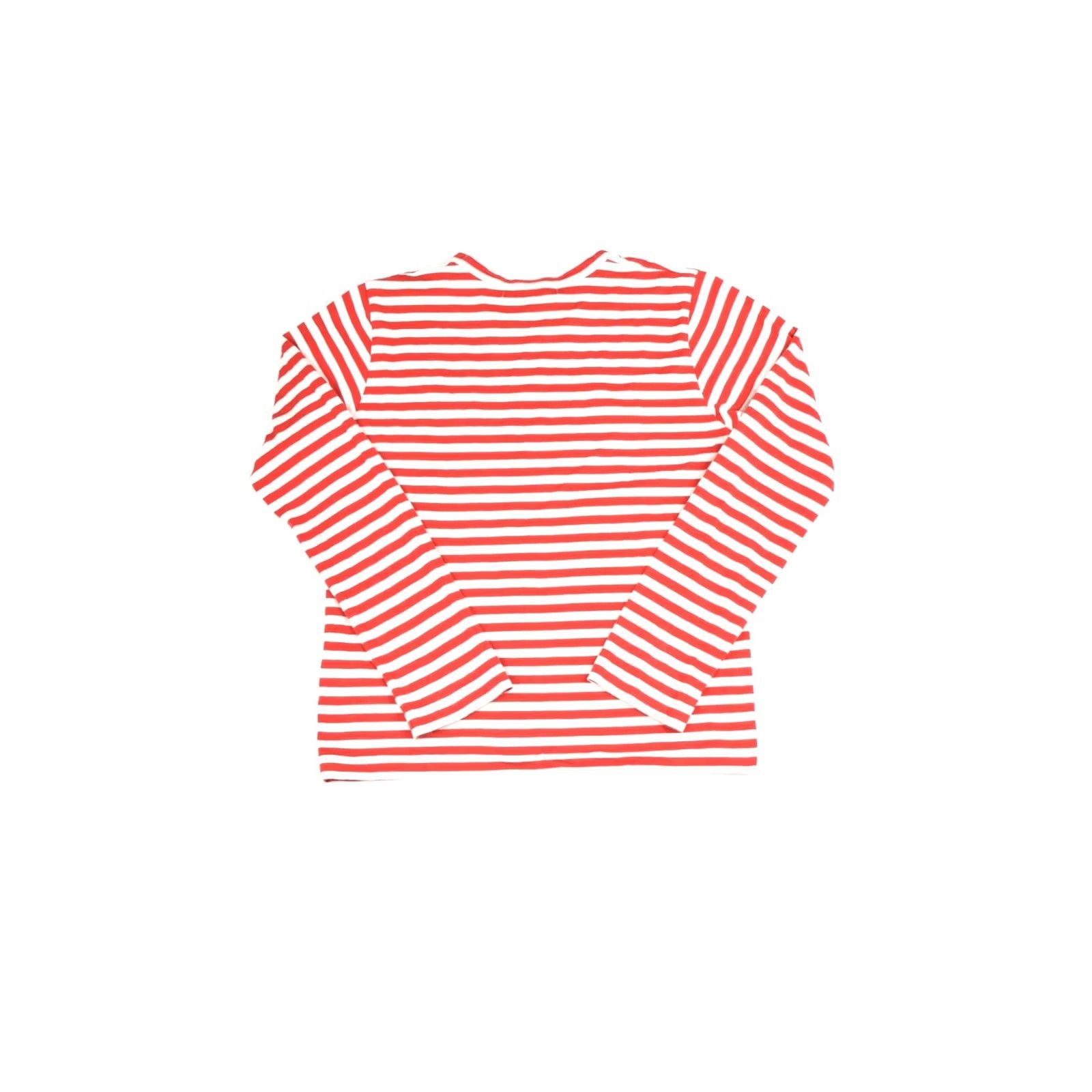 Comme des Garcons Girl Comme Des Garcons PLAY Red Heart Stripe Womens LS T-Shirt Red Size L, 100% cotton, AZ-T163, Used, Regular, US/JP style, XS-XXS not applicable Size L / US 10 / IT 46 - 6 Thumbnail