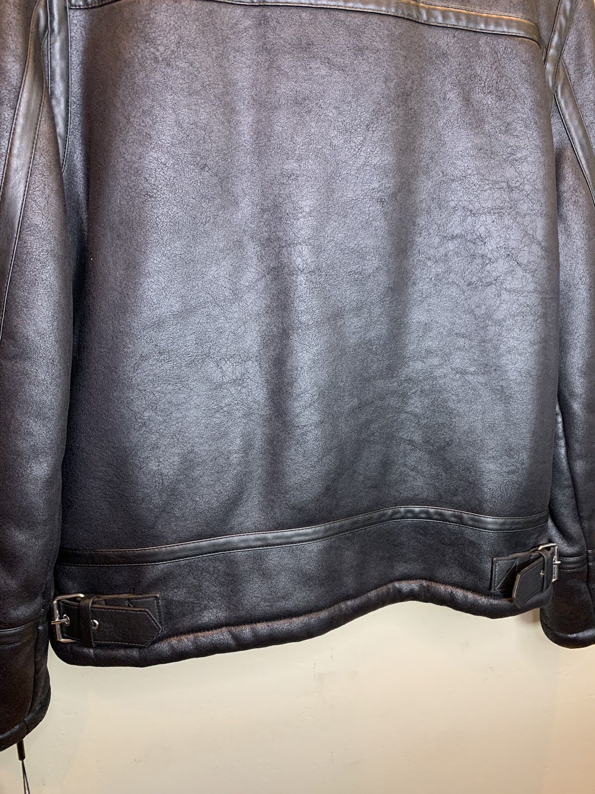 Calvin Klein *RARE* New Calvin Klein Moto Biker Zip Sherpa Collar Jacket Size US M / EU 48-50 / 2 - 5 Thumbnail