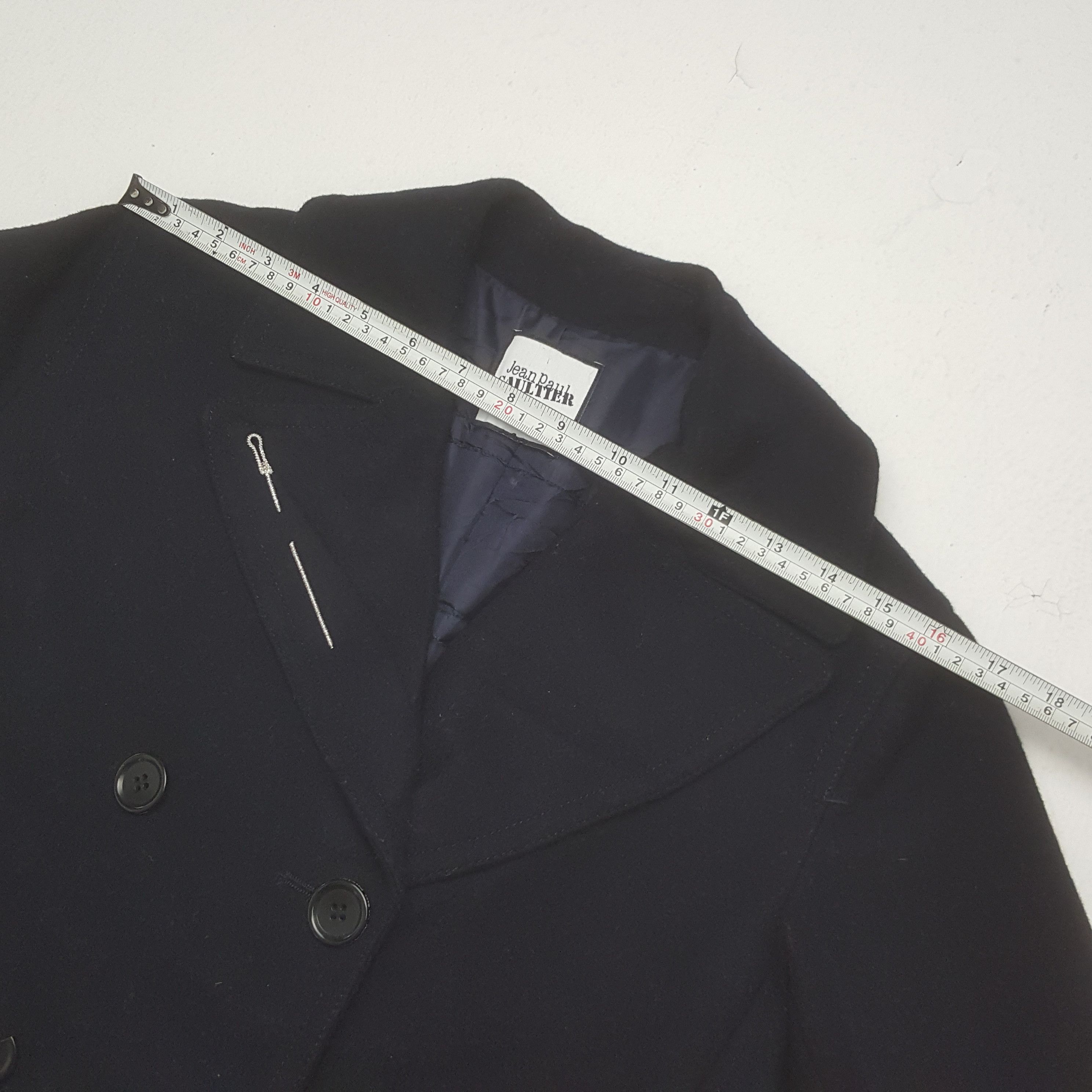 Jean Paul Gaultier × Vintage Vintage Jean Paul Gaultier Wool Blazer Coat Size S / US 4 / IT 40 - 4 Thumbnail