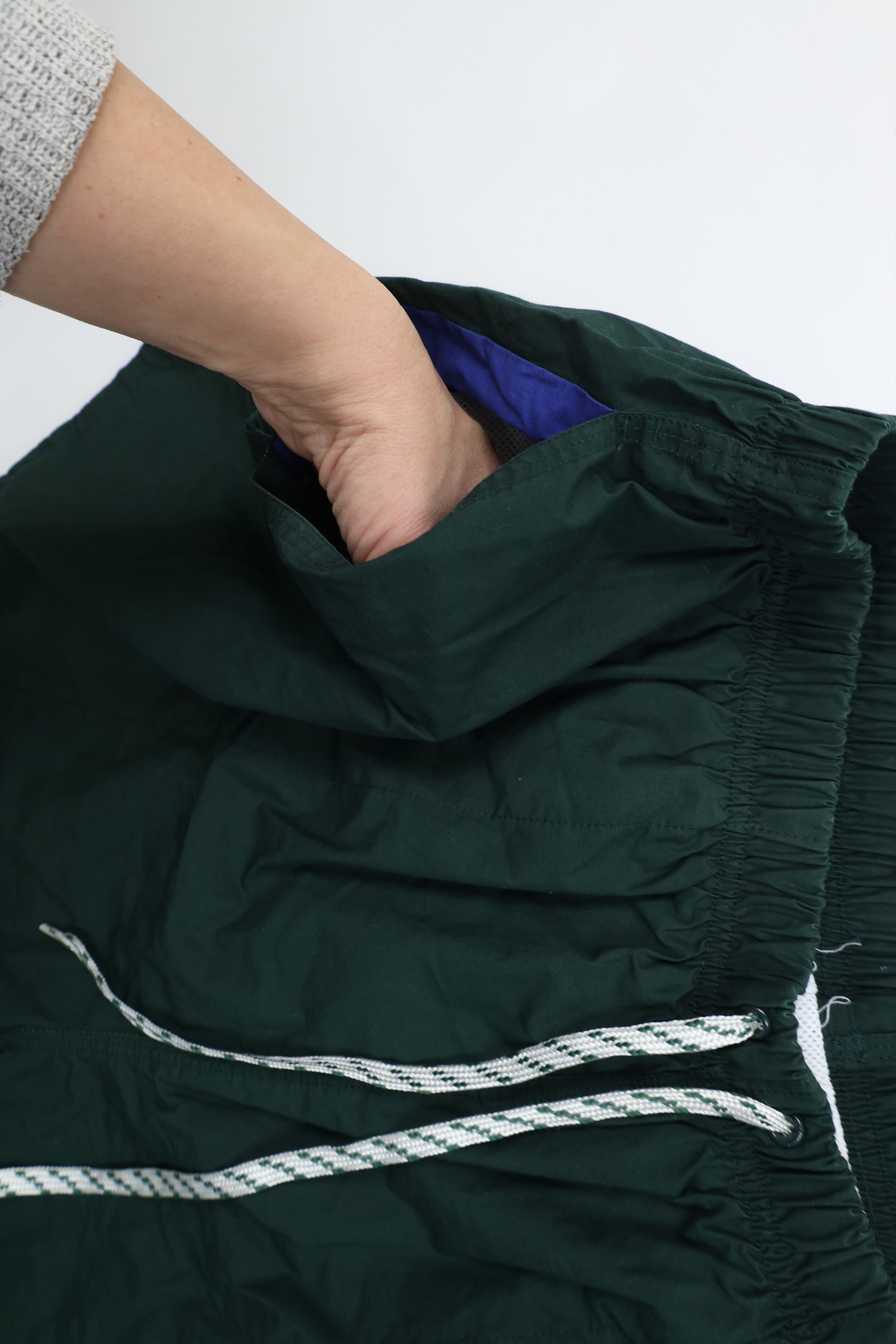 Nautica Vintage 90s Nautica Above Knee Lined Shorts Green Cotton Size US 38 / EU 54 - 6 Thumbnail