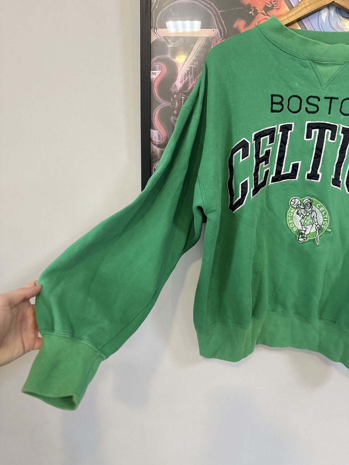 NBA Vintage 90s Boston Celtics Starter Sweatshirt Size US L / EU 52-54 / 3 - 7 Thumbnail