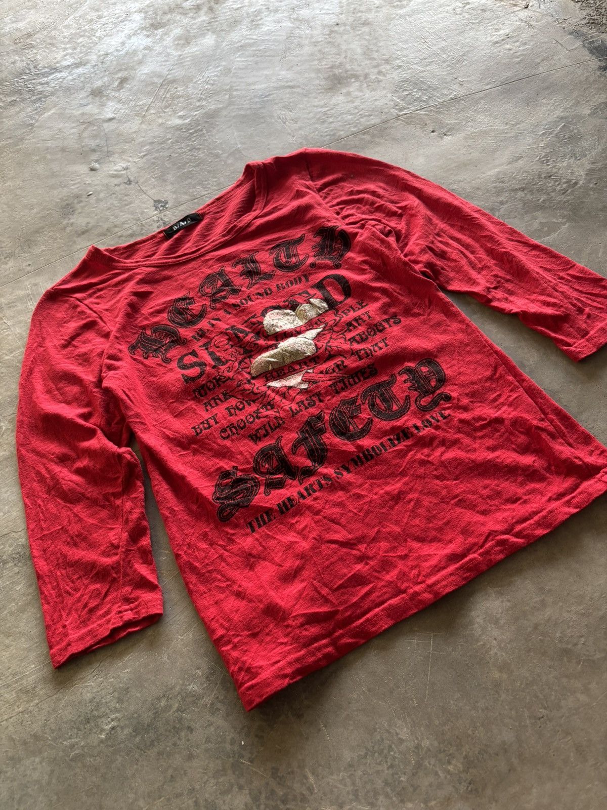 20471120 × Angel Blue × Hysteric Glamour sick y2k japanese brand poem with angel wing backhit Size XS / US 0-2 / IT 36-38 - 8 Thumbnail