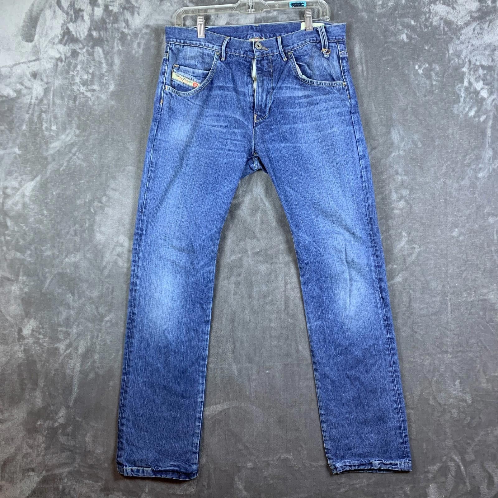 Diesel MENS Diesel Lus Jeans Blue Denim Jean W 30 L 32 (336) Size US 32 / EU 48 - 1 Thumbnail