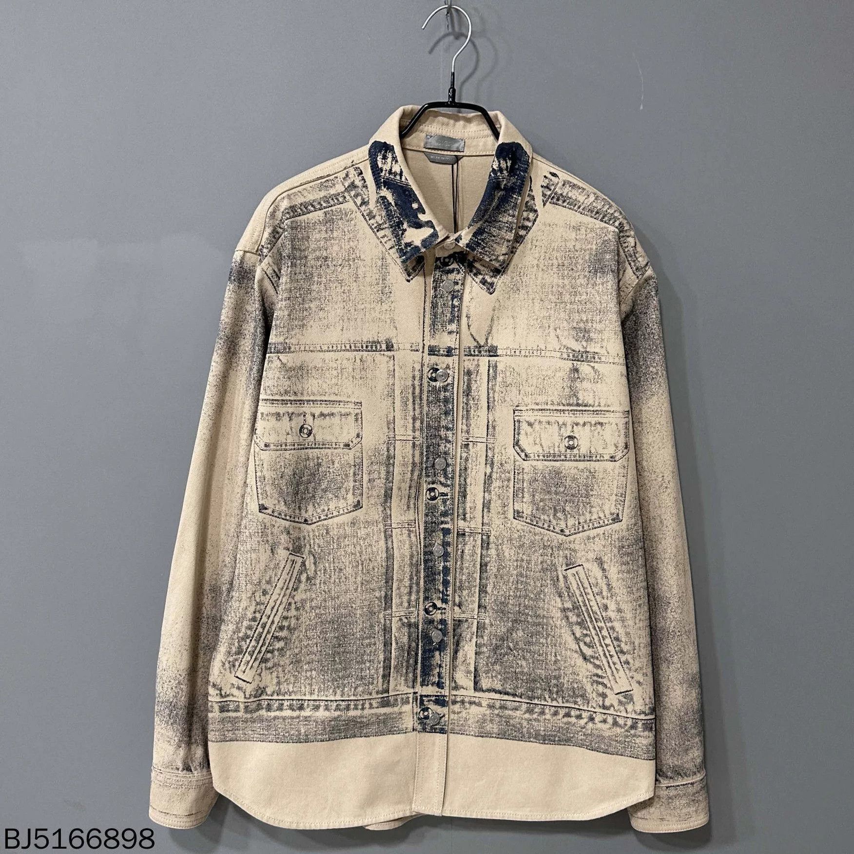 Dior New Washed Distressed Denim Jacket Dior Size US XXS / EU 40 - 1 Thumbnail