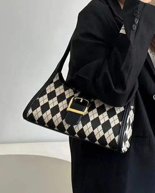 Japanese Brand Retro diamond shoulder bag Size ONE SIZE - 4 Thumbnail