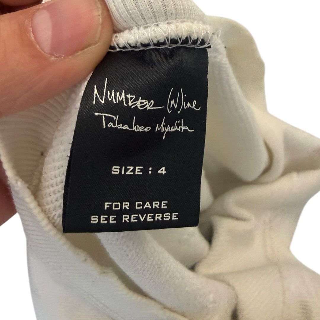 Number (N)ine Number (N)ine SS06 3/4 Sleeve Distressed Axel Rose Jersey Size US XL / EU 56 / 4 - 3 Thumbnail