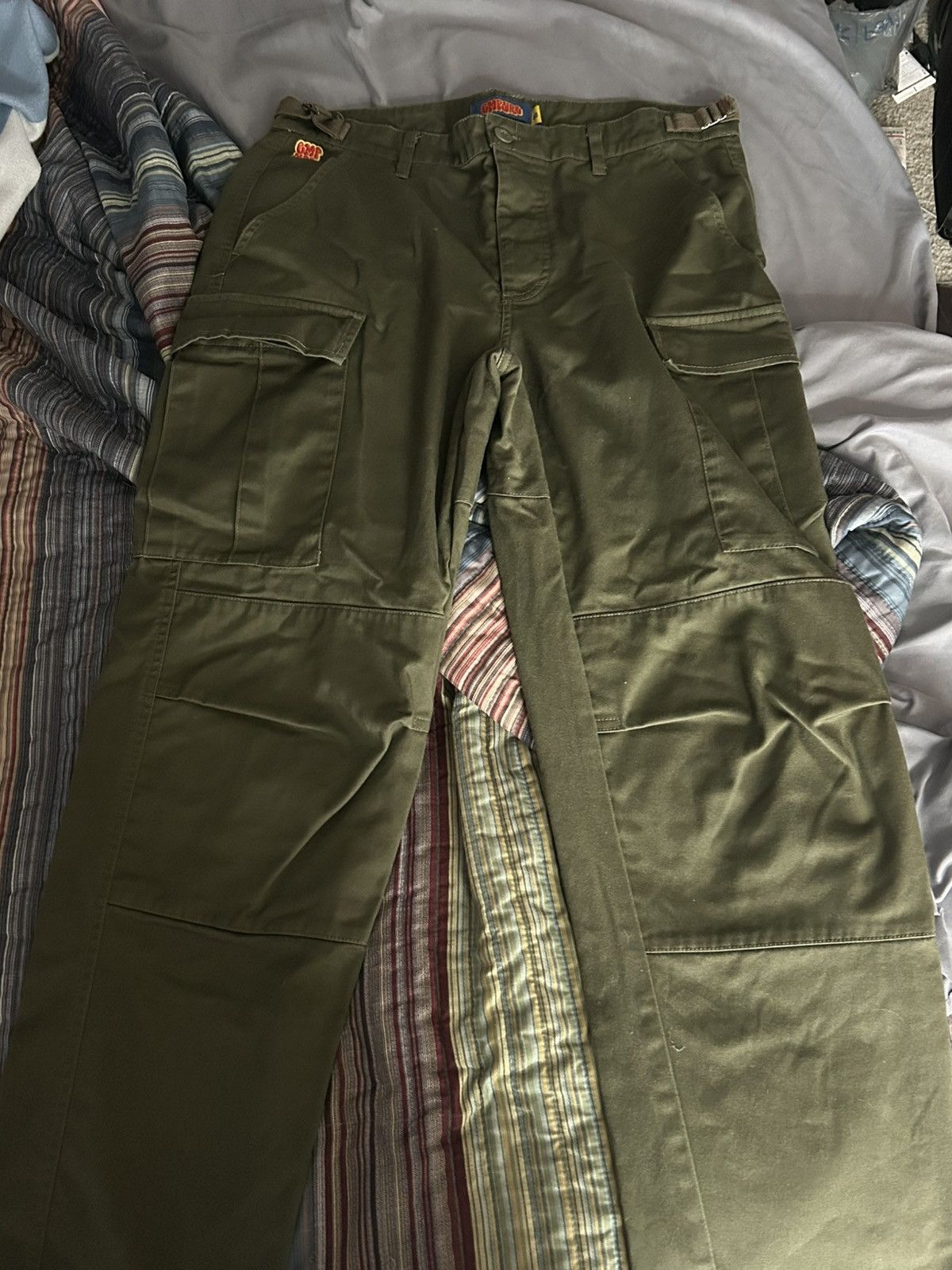 Empyre Empyre Green Cargo Pants Size US 32 / EU 48 - 1 Thumbnail