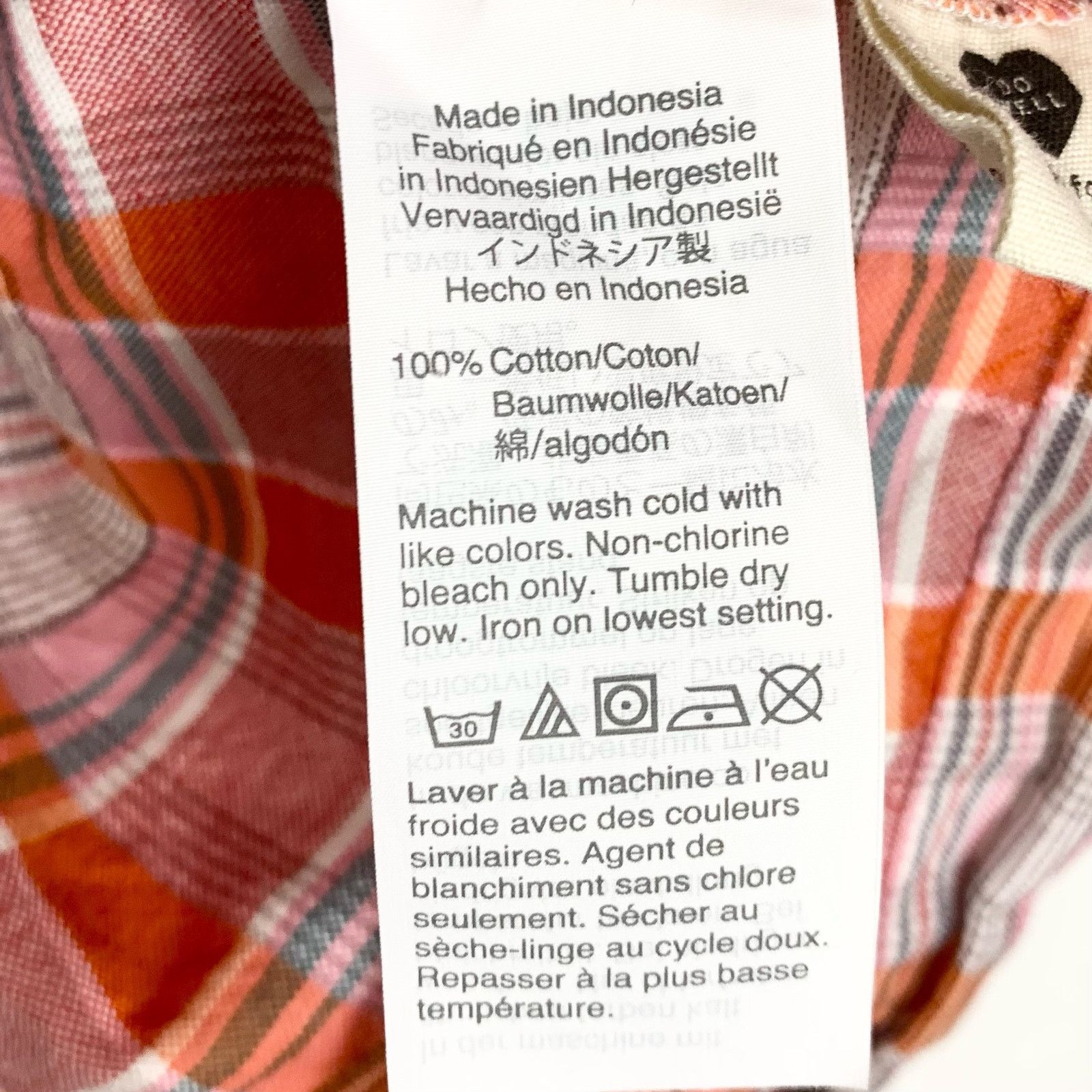 Madewell Madewell Plaid Shirred Neck Boxy Top Cotton Short Sleeve Size XXS / US 00 / IT 34 - 7 Thumbnail