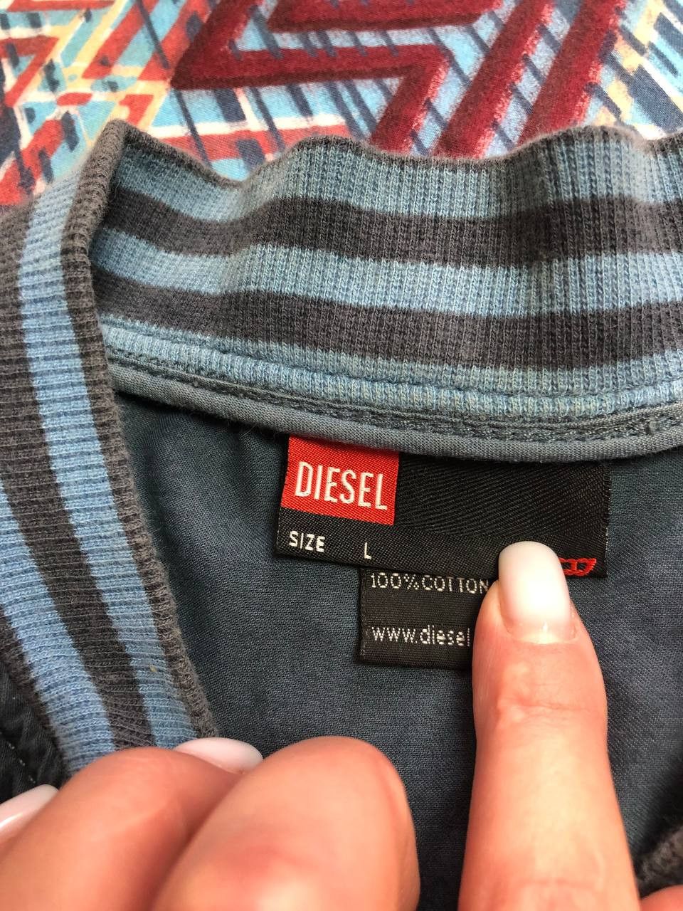 Diesel × Vintage DIESEL VINTAGE FADED ZIP BOMBER JACKET AVANT GARDE Y2K Size US L / EU 52-54 / 3 - 2 Thumbnail