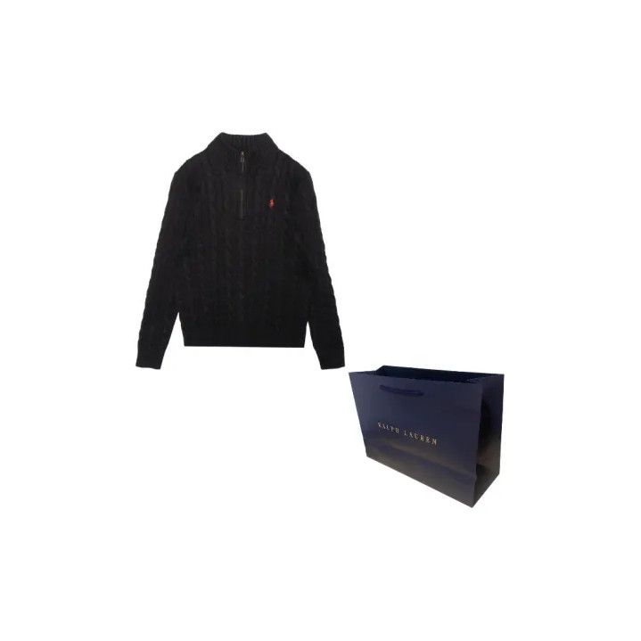 Polo Ralph Lauren Polo Ralph Lauren Men's Cable Knit Quarter-Zip Sweater Size US XXL / EU 58 / 5 - 1 Thumbnail