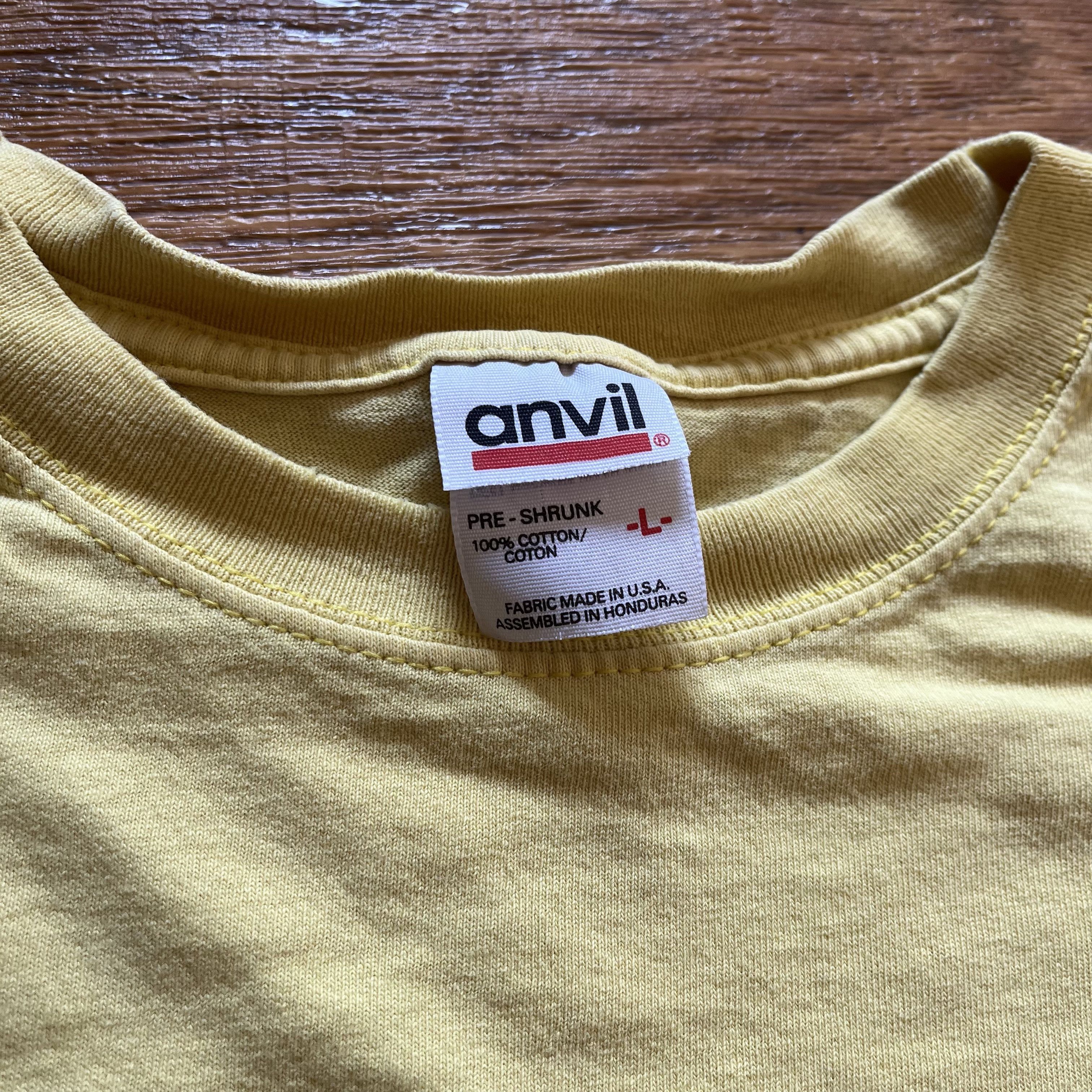 Anvil RARE Vintage 2000 Yellow MXPX Shirt Size US L / EU 52-54 / 3 - 3 Thumbnail